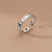 925 Sterling Silver Heart Finger Ring