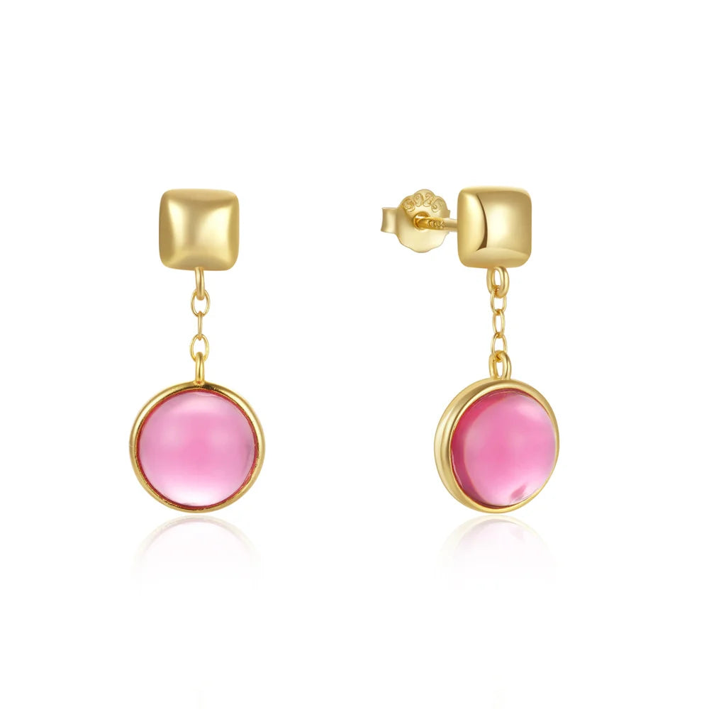 925 Silver Zircon Stud Earrings
