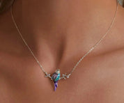925 Sterling Silver Cute Bird Pendant Necklace