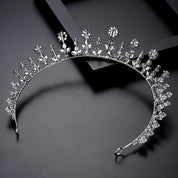 Unique Cubic Zirconia Hair Crown