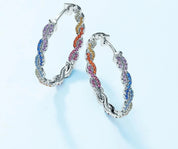 925 Sterling Silver Hoop Earrings