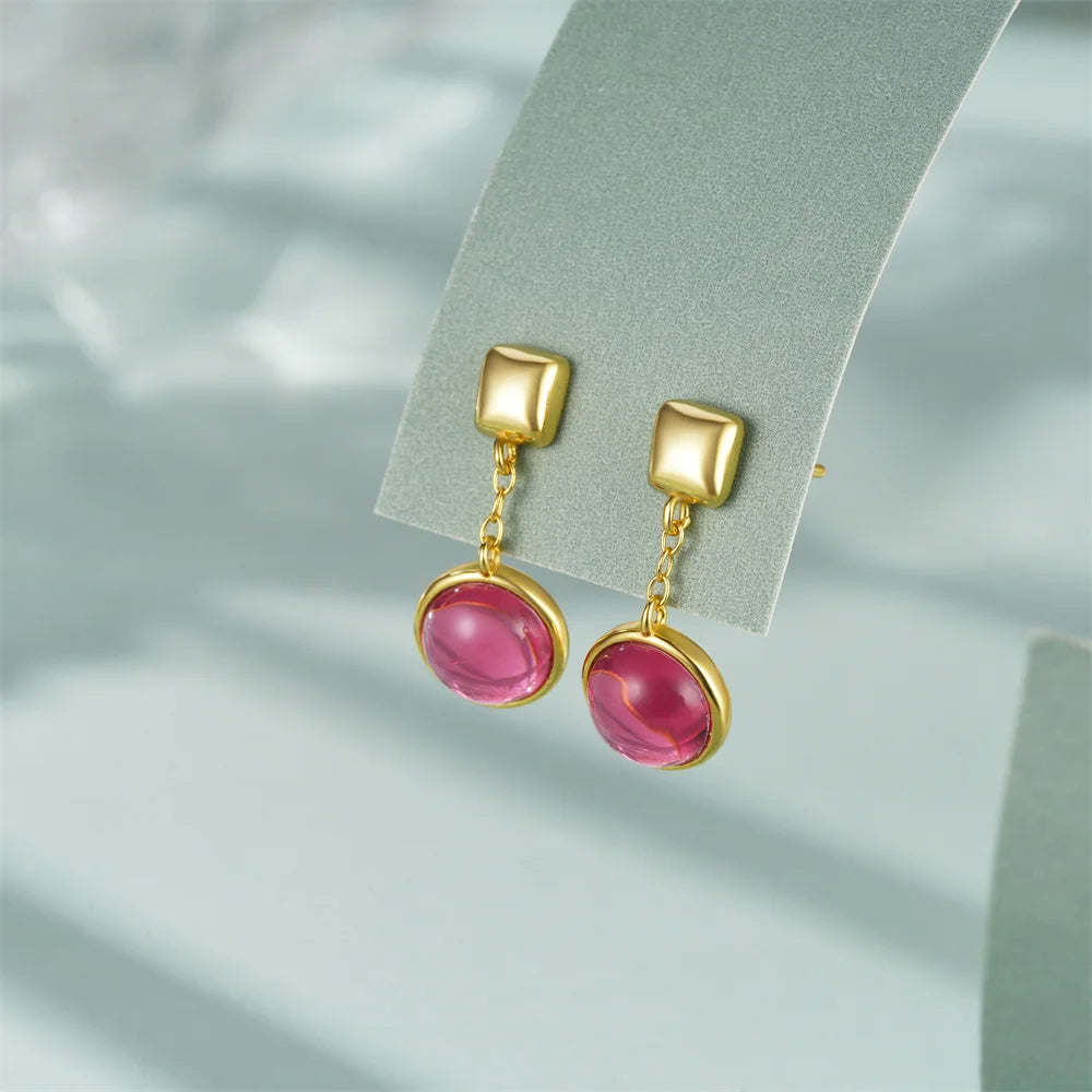 925 Silver Zircon Stud Earrings