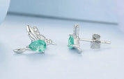 Elegant 925 Sterling Silver Hummingbird Earrings for Every Occasion