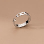 925 Sterling Silver Heart Finger Ring