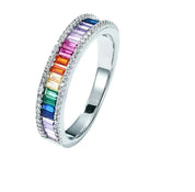 925 Silver Rainbow Ring