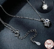 1 Ct Moissanite Slver Pendant Necklace