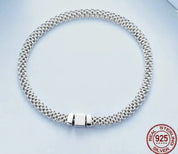 925 Sterling Silver Buckle Bracelet