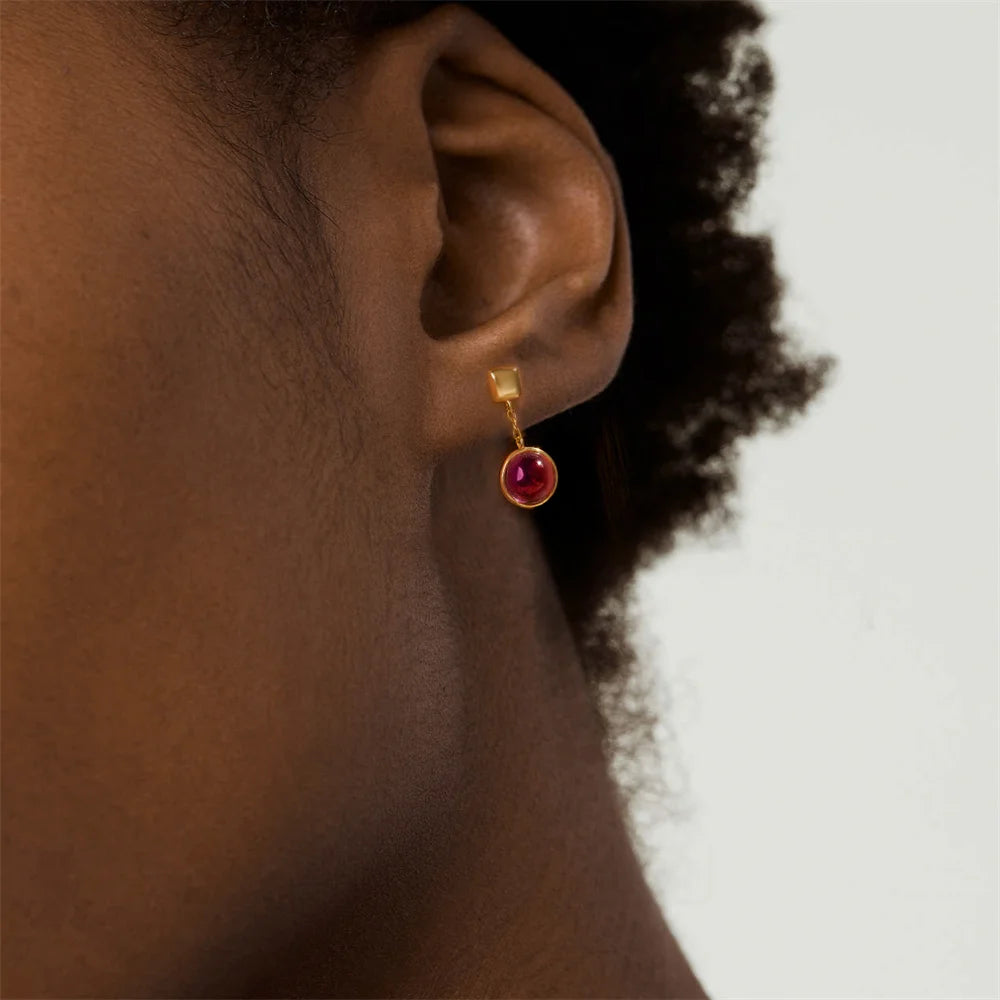 925 Silver Zircon Stud Earrings