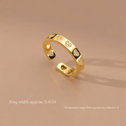 925 Sterling Silver Heart Finger Ring