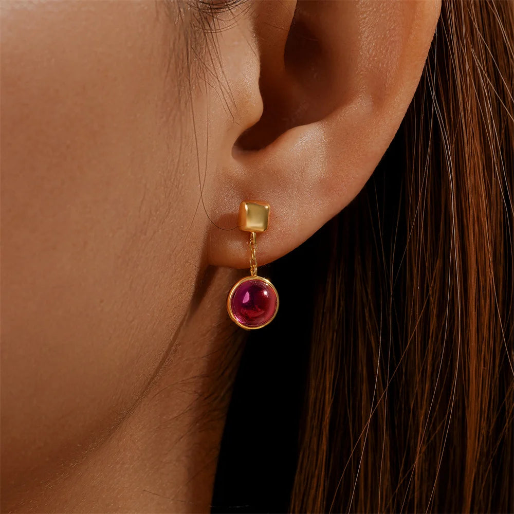 925 Silver Zircon Stud Earrings