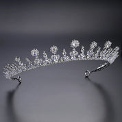 Unique Cubic Zirconia Hair Crown