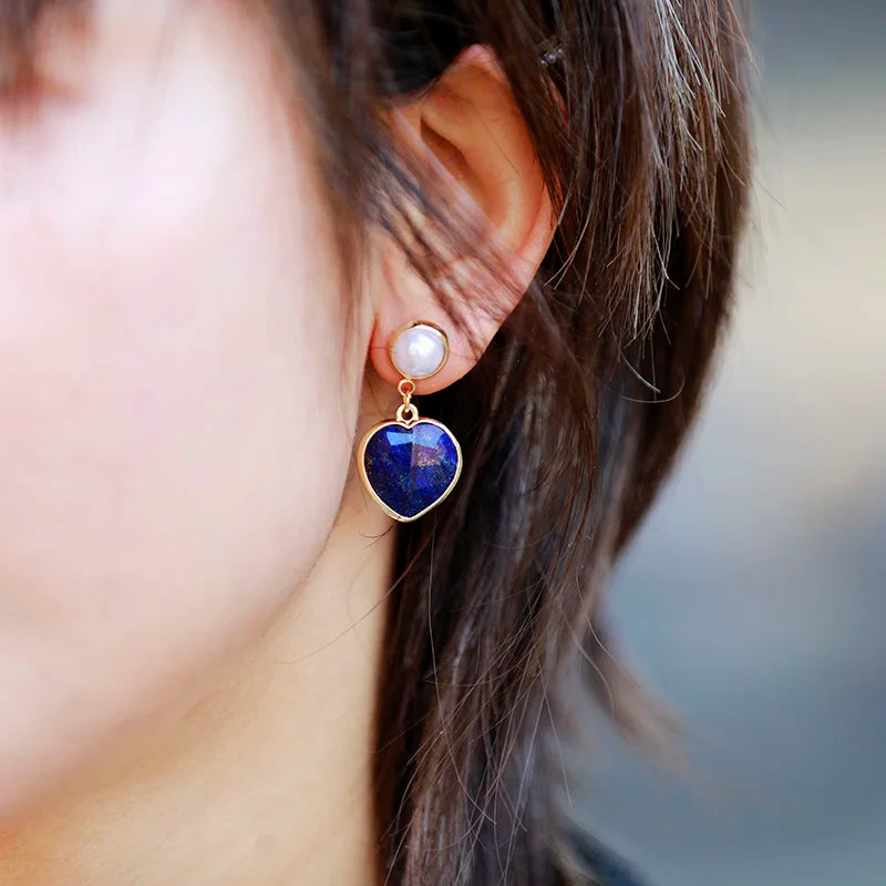 Heart Shape Stud Earring