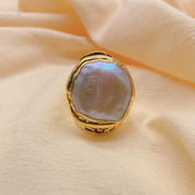 Natural  Baroque Pearl Ring