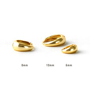 925 Silver Hoop Earrings (6-10mm)