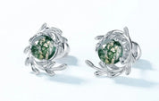 925 Silver 6*6mm Diamond Stud Earrings