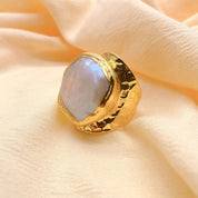 Natural  Baroque Pearl Ring