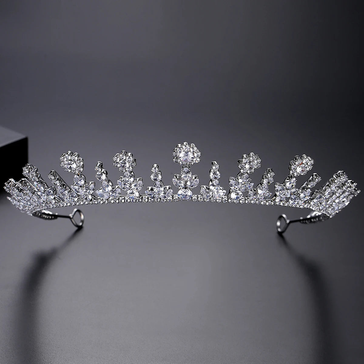 Unique Cubic Zirconia Hair Crown