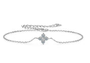 0.1CT 3mm 925 Silver Moissanite Bracelet