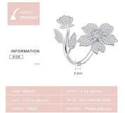 925 Sterling Silver Spring Open Ring