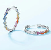 925 Sterling Silver Hoop Earrings