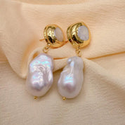 Natural Baroque Pearl Earrings