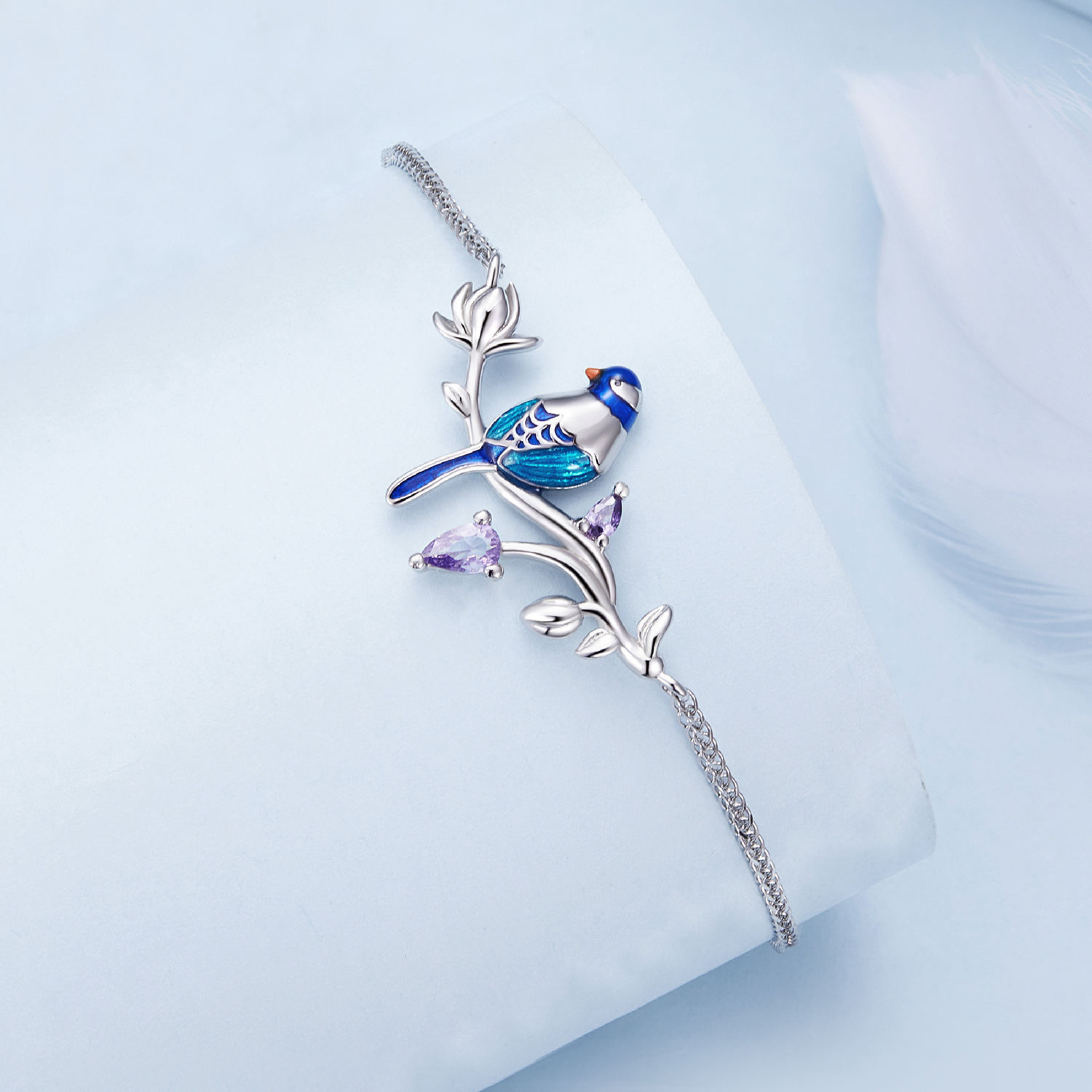 Shop 925 Sterling Silver Kingfisher Bracelet for Elegant Style