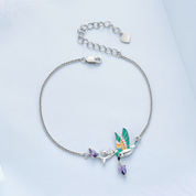 Shop Elegant 925 Sterling Silver Kingfisher Bracelet Online