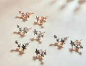 925 Sterling Silver Star Earring