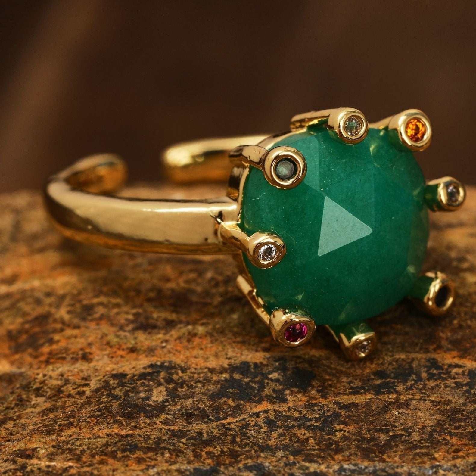 Natural Gemstone Ring