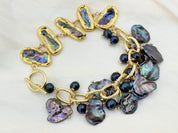 Handmade pearl beaded bracelet
