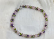 Rose Quartz Gemstone Necklace Set