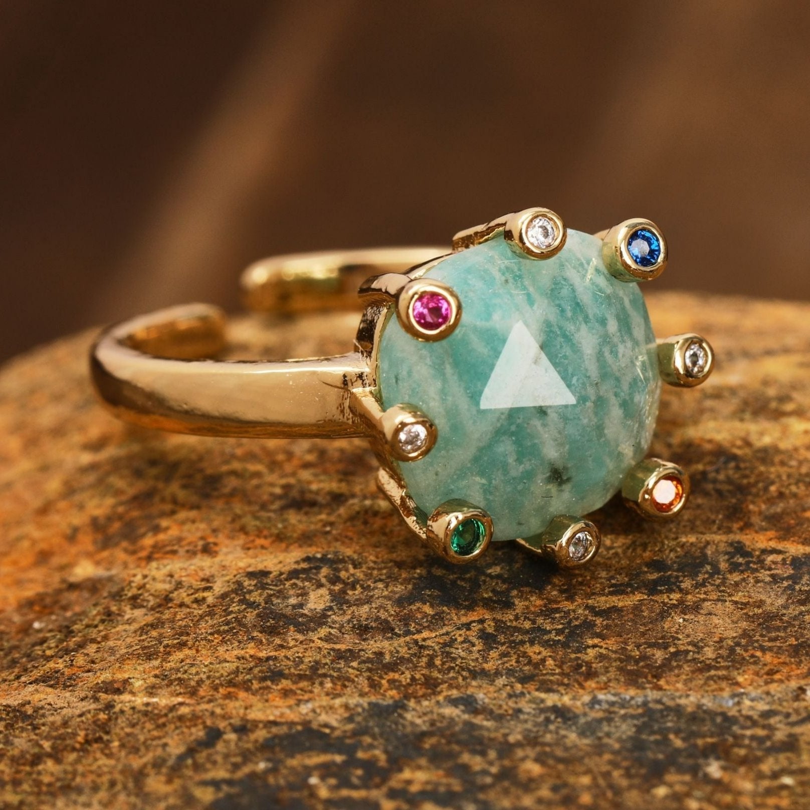 Natural Gemstone Ring