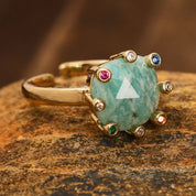 Natural Gemstone Ring