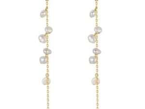 Silver real cultured pearl Earings.