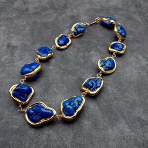 Handmade Blue Color Stones Jewelry Necklaces for Women