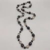 Handmade Antique Silver Beads Long Necklaces.
