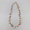 Freshwater Keshi pearl crystal necklace-2